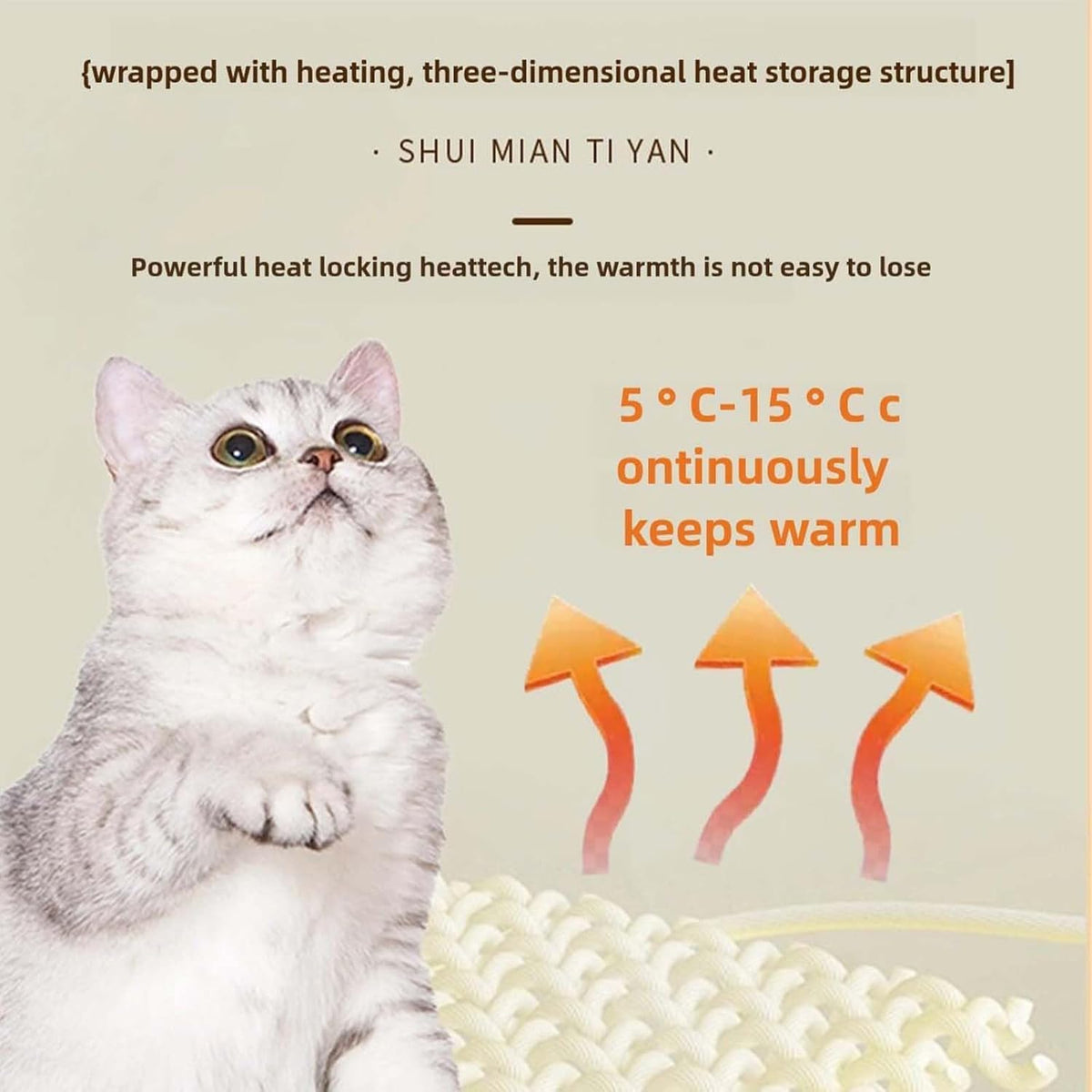 Nest Bed,Cozy Cocoon Pet Bed,Cozy Sleeping Bag for Cats,Plush Dog Bed Cave,Cat Nest Beds for Indoor Cats,No Slip Bottom (Gray, 16in)